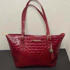 Brahmin Medium Asher Tote - Carmine Red